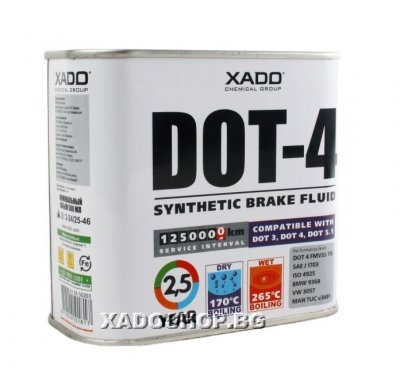 Спирачна течност XADO Спирачна течност DOT4 0.5L