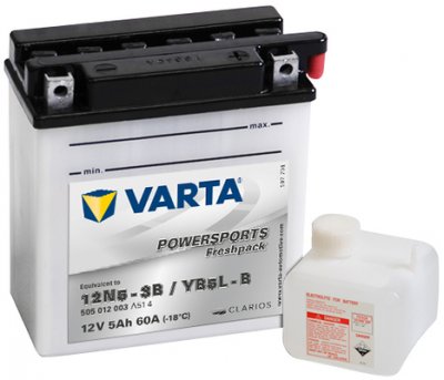 Акумулатори Стартов Акумулатор VARTA 12 V 5Ah R+