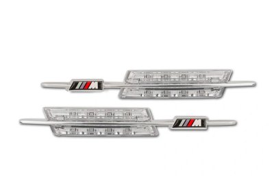 ТУНИНГ МИГАЧИ Диодни мигачи за BMW BMW E46 / E60 / E90 M-look (2003-2008) - хром