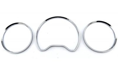 РИНГОВЕ ЗА ТАБЛО Рингове за табло за Mercedes W202 (96-01) / W208 CLK (97-02) / W210 (95-99) - silver
