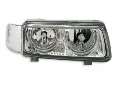 СВЕТЛИНИ Кристални фарове  Angel Eyes VW PASSAT  B4 (1993-1996)  - хром