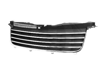 ЕКСТЕРИОР Решетка без емблема за Passat B5.5 (2001-2005) - хромлайсни