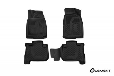 СТЕЛКИ ЗА КОЛА 3D Гумени стелки за GREAT WALL Steed 6 (2014+) Pick Up 4 pcs.