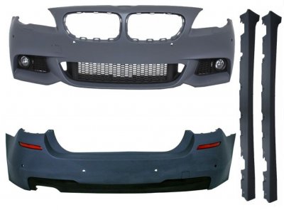 ЕКСТЕРИОР Body Kit за BMW F10 (2010+) - M-Tech Дизайн - Jom без халогени с 3 дифузера