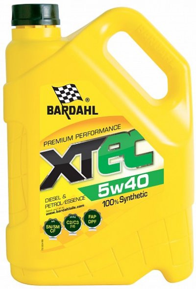 Моторно масло BARDAHL BARDAHL XTEC 5W40  5L