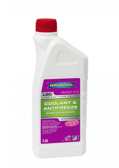 Течности RAVENOL LGC Антифриз концентрат G13 Виолетов -37 °C 1.5L