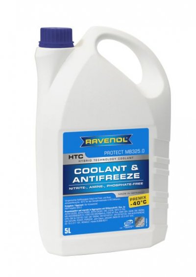 Течности RAVENOL HTC Антифриз готов G11 Син -40 °C 5L