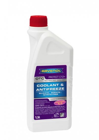 Течности RAVENOL OTC Антифриз концентрат G12++ Виолетов -37 °C 1.5L