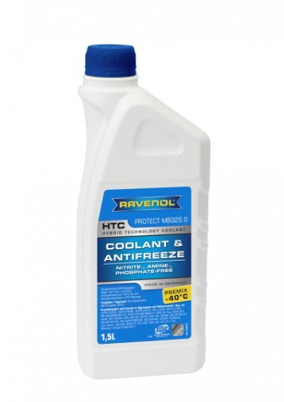 Течности RAVENOL HTC Антифриз готов G11 Син -40 °C 1.5L