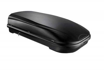 АВТОАКСЕСОАРИ Автобокс Junior Easy 180x94x39cm с 85 mm крепежи, с ключ, 530 литра - черен